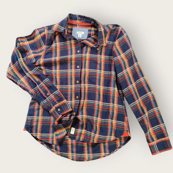 L.L.Bean Button Down Shirt Men's Sz XS Multi-Color Plaid Soft Lightweight - Picture 2 of 8